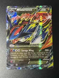 Pokemon TCG XY171 Black Star Promo Mega Salamence EX Mega M - Image 1