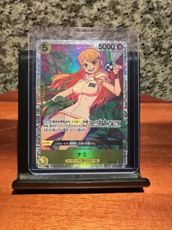 One Piece TCG Nami OP08-106 Super Rare Two Legends Holo Foil Card SR - Image 1