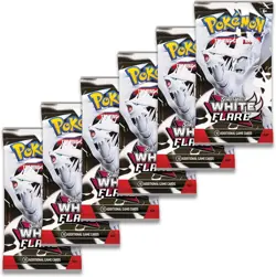 Pokemon TCG: Scarlet & Violet White Flare Booster Bundle 6 Packs Factory Sealed - Image 3
