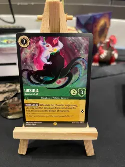 Ursula + Magic Broom Lorcana Disney (2 CARDS) Into the Inklands - Image 1
