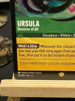 Ursula + Magic Broom Lorcana Disney (2 CARDS) Into the Inklands - Image 5