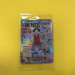 One Piece Monkey.D.Luffy US Voyage Trading Card - Sealed / Brand New - Image 1