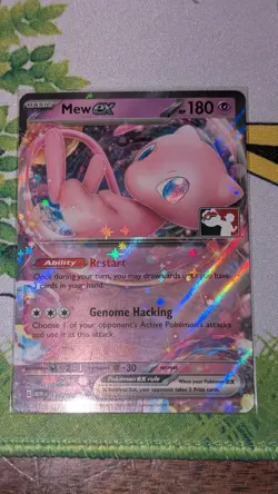 Pokemon Card Mew ex 151/165 Play! Prize Pack Series 5 Stamped Near Mint - Image 2