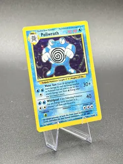 Poliwrath 13/102 Holo Pokemon Base Set Unlimited Rare 1999 WOTC Vintage MP/LP - Image 1