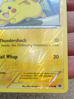 Pikachu 39/99 Next Destinies Reverse Holo Pokemon Card 2012 - LP Lightly Played - Image 3