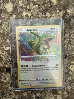 Rayquaza 138/185 Vivid Voltage NM Holo Foil Amazing Rare Pokemon Card - Image 1