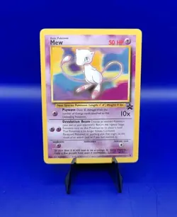 Mew 8 Black Star Movie Promo Stamped Non Holo WOTC TCG 1999 Pokemon Card - Image 1