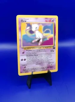 Mew 8 Black Star Movie Promo Stamped Non Holo WOTC TCG 1999 Pokemon Card - Image 2