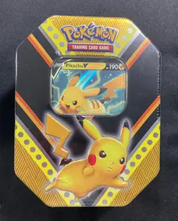 Pokemon SHSW V Powers Pikachu Tin Factory Sealed - Image 1