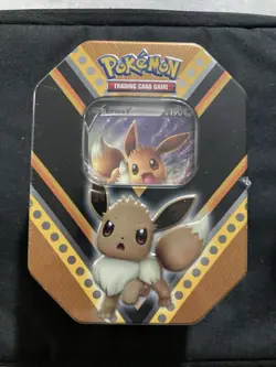 Pokemon SHSW V Powers Eevee Tin Factory Sealed - Image 1
