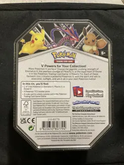 Pokemon SHSW V Powers Eevee Tin Factory Sealed - Image 2