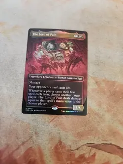 The Lord Of Pain Borderless Foil Commander Duskmourn House Of Horrors MTG NM - Image 1
