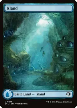 x4 Island (0275) - Foil L MTG Lorwyn Eclipsed M/NM, English - Image 1