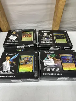 MTG FINAL FANTASY Sealed Commander Deck Bundle(Set of All 4 Decks) NEW - Image 1