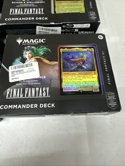 MTG FINAL FANTASY Sealed Commander Deck Bundle(Set of All 4 Decks) NEW - Image 4