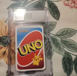 2019 Pokemon Pocket UNO Playing Cards #Wild Card Greninja CGC 9 MINT - Image 2