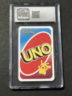 2019 Pokemon Pocket Uno +2 Victini Yellow CGC 9 MINT - Image 2