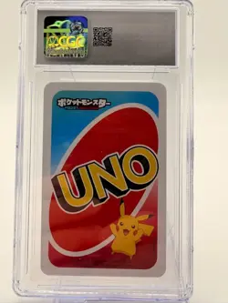 2019 Pokemon Playing Cards Pocket Uno, 4 Charizard Yellow, CGC 10 Gem Mint - Image 2