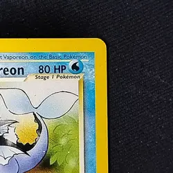 Pokemon TCG Light Vaporeon 52/105 Neo Destiny Uncommon LP+ - Image 3