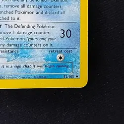 Pokemon TCG Light Vaporeon 52/105 Neo Destiny Uncommon LP+ - Image 4