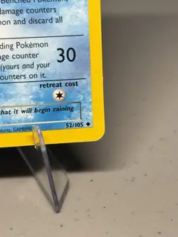 Pokemon TCG Card - Light Vaporeon 52/105 Neo Destiny Uncommon Vintage - LP+ - Image 4