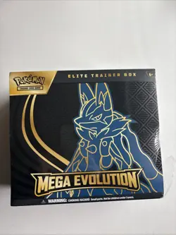 Pokemon ETB Mega Evolution Lucario Elite Trainer Box - Image 1