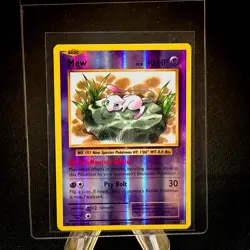 🔥 2016 Pokemon 2016 Fates Collide XY ✨ Mew Reverse Holo Rare 53/108 🧬🟣✨ - Image 1