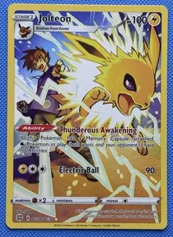 Pokemon Jolteon TG04/TG30 Brilliant Stars Trainer Gallery Ultra Rare Holo 100 H… - Image 1