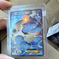 Pokemon Blastoise EX Ultra Rare Full Art Holo XY 142/146 180 HP TCG Card - Image 1