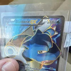 Pokemon Blastoise EX Ultra Rare Full Art Holo XY 142/146 180 HP TCG Card - Image 3