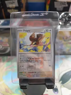 Pokemon Pidgey 016/165 Reverse Holo Play! League Stamp Promo 151 - Image 1