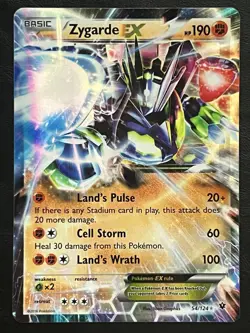 Pokemon Zygarde EX - Fates Collide - 54/124 LP1 - Image 1