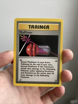 Pokemon TCG PlusPower Base Set 84/102 Regular Unlimited Uncommon - Image 1