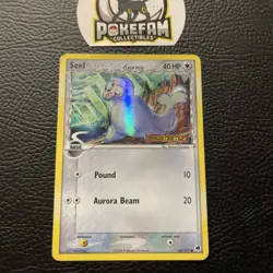 Pokemon TCG Seel 62/101 Ex Dragon Frontiers Reverse Holo Rare Stamped MP - Image 1