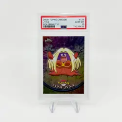 PSA 10 GEM MINT Pokemon JYNX 2000 Topps Chrome Series 2 #124 - Image 1