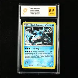 TQG 8.5 NM-MT+ 2016 Pokemon ENG Black Kyurem XY160 Promo - Image 1