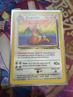 Pokemon TCG - Dragonite 19/62 - Fossil Non Holo Rare - LP - Image 1