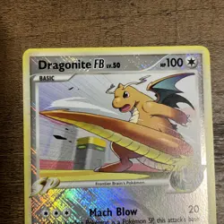 Dragonite FB 56/147 Supreme Victors Crosshatch Reverse Holo Pokemon League Promo - Image 3