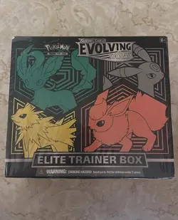 SEALED Pokemon Sword & Shield Evolving Skies Elite Trainer Box - Image 1