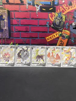 Pokemon TCG Shiny Lot Of 5 VCards Eldegoss Dubwool Boltund Cramorant Centiskorch - Image 1