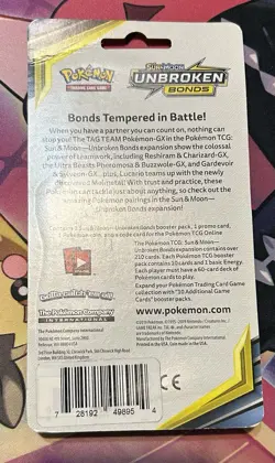 Pokemon TCG Unbroken Bonds Checklane Blister Pack - Pikachu - New, Sealed / MINT - Image 2