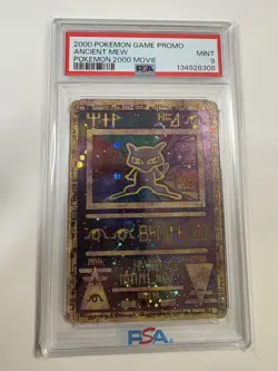 2000 POKEMON GAME MOVIE POKEMON 2000 MOVIE ANCIENT MEW PSA 9 MINT (A) - Image 1