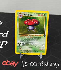 Vileplume Jungle Holo Rare 15/64 LP Unlimited Edition Pokemon Card TK - Image 1