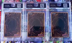 PSA 10 Set Yugioh Blue-Eyes + Red-Eyes Dragon + Dark Magician Girl MP22-EN266 - Image 2