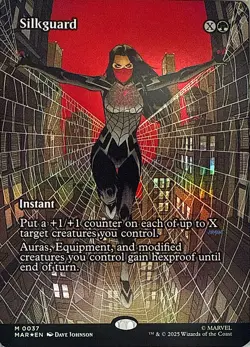 Silkguard (Borderless) Foil M Marvel Universe Eternal-Legal 37 NM - Image 1