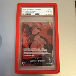 English PSA 10 One Piece Monkey D. Luffy Alt Leader EB02-10 - Image 3