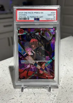 2025 One Piece Prb02 SHANKS English Sp Op06-007 - Image 1