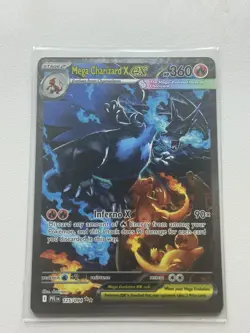 Pokemon TCG Mega Charizard X ex 125/094 SIR Phantasmal Flames Fresh Mint Card - Image 1