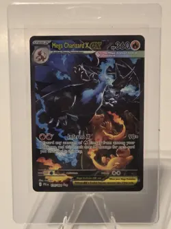 Pokemon TCG Mega Charizard X ex 125/094 SIR Phantasmal Flames Fresh Mint Card - Image 1