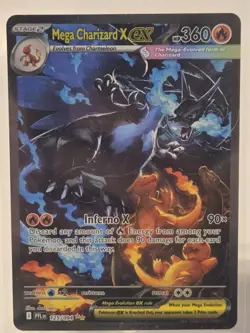 Pokemon TCG Mega Charizard X ex 125/094 SIR Phantasmal Flames Fresh Mint Card - Image 3